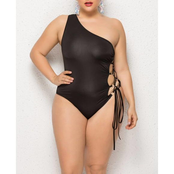 Women Plus size Swimsuit One-piece Bikini - Picture 5 of 7